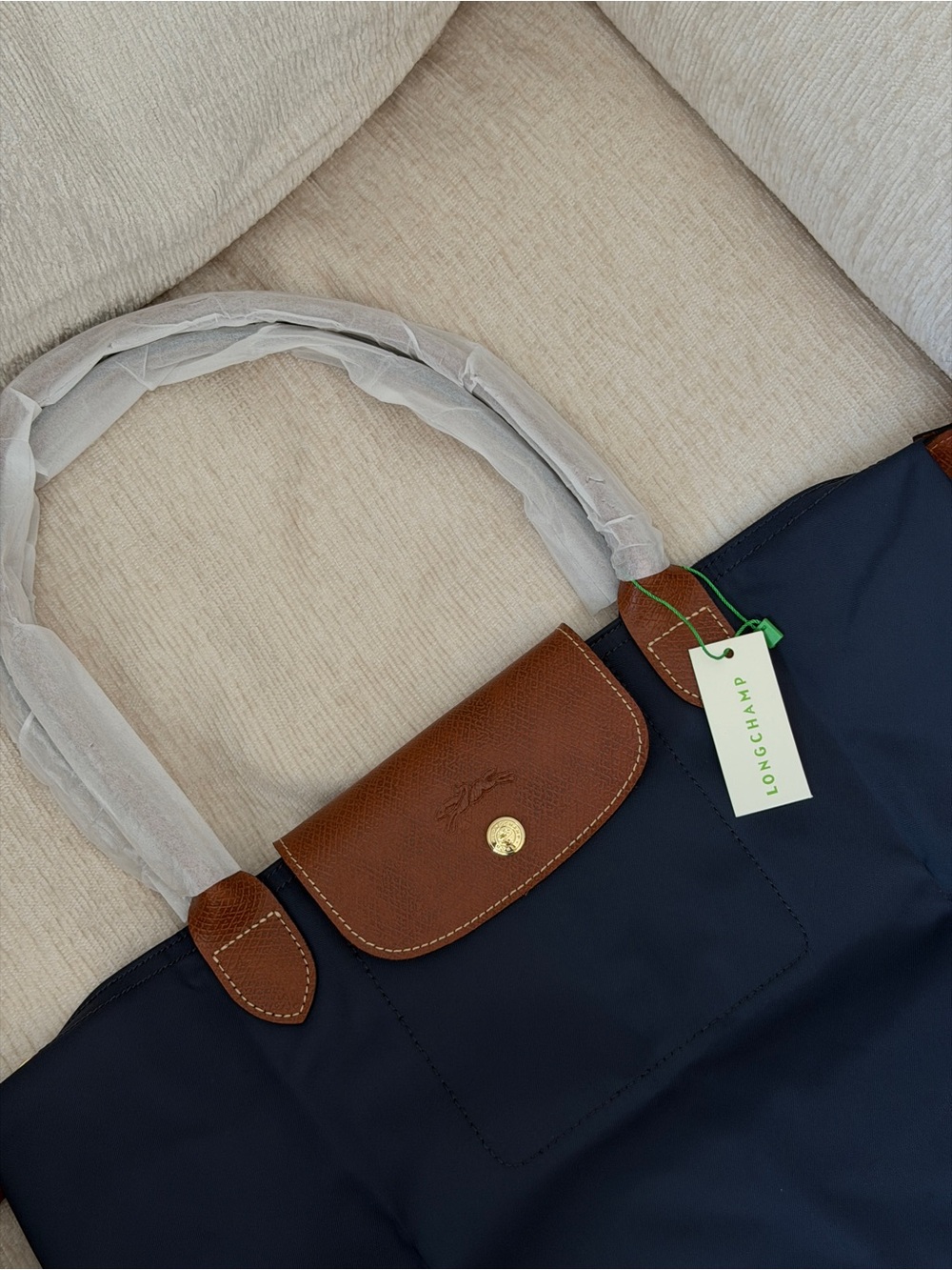 Longchamp Navy Tote Bag Large - Picture 6 of 6